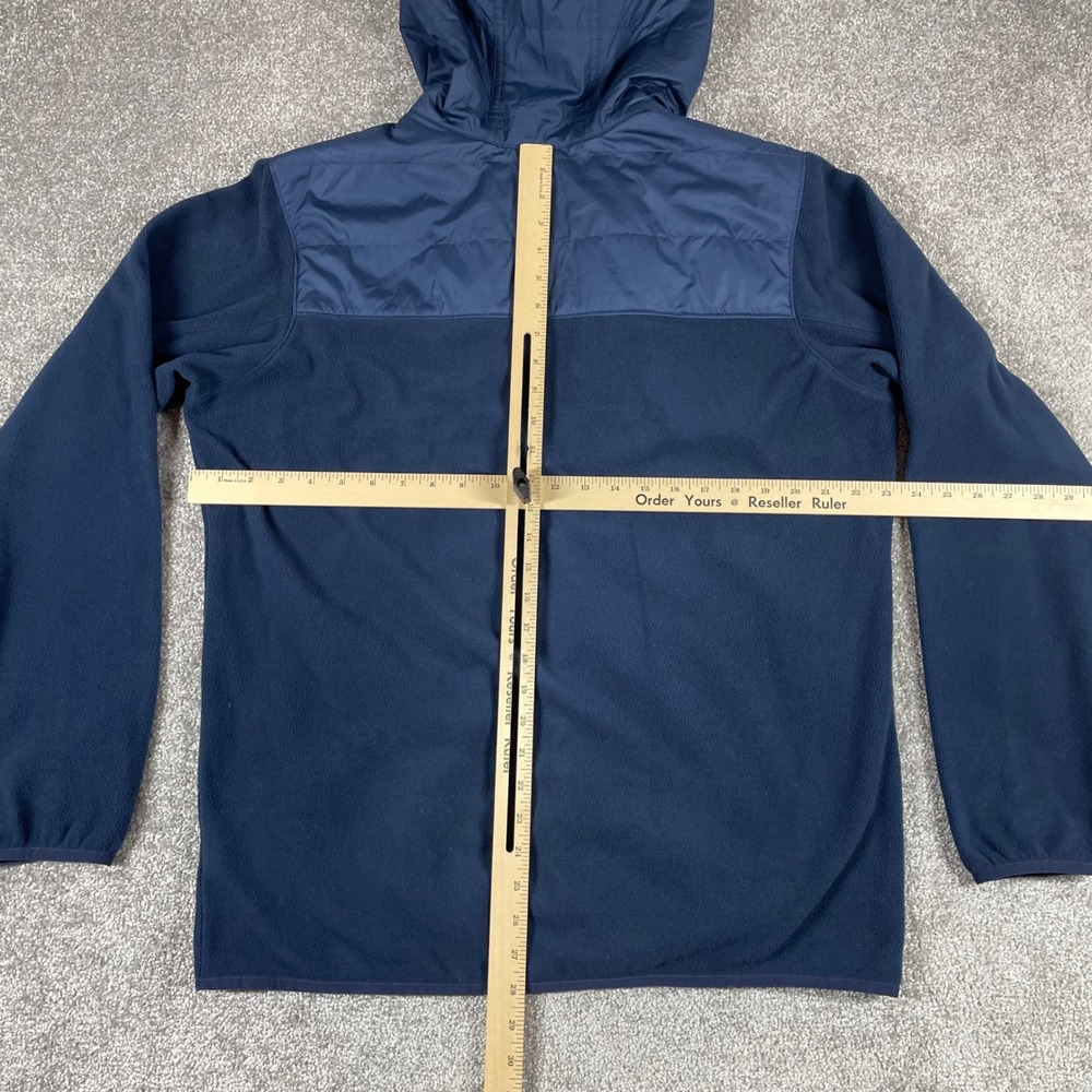 Columbia Jacket Mens Large Thermal Coil Fleece Insulated Hooded Zip Up Blue - Picture 9 of 14